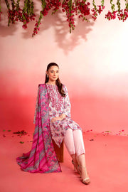 Nishat Summer Unstitched Embroidered Lawn 3Pc Suit - 42401127