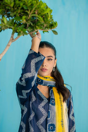 Nishat Summer Unstitched Printed Lawn 3Pc Suit - 42401132