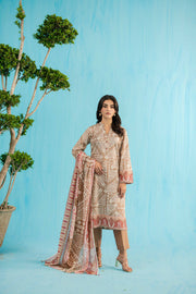 Nishat Summer Unstitched Printed Lawn 3Pc Suit - 42401133