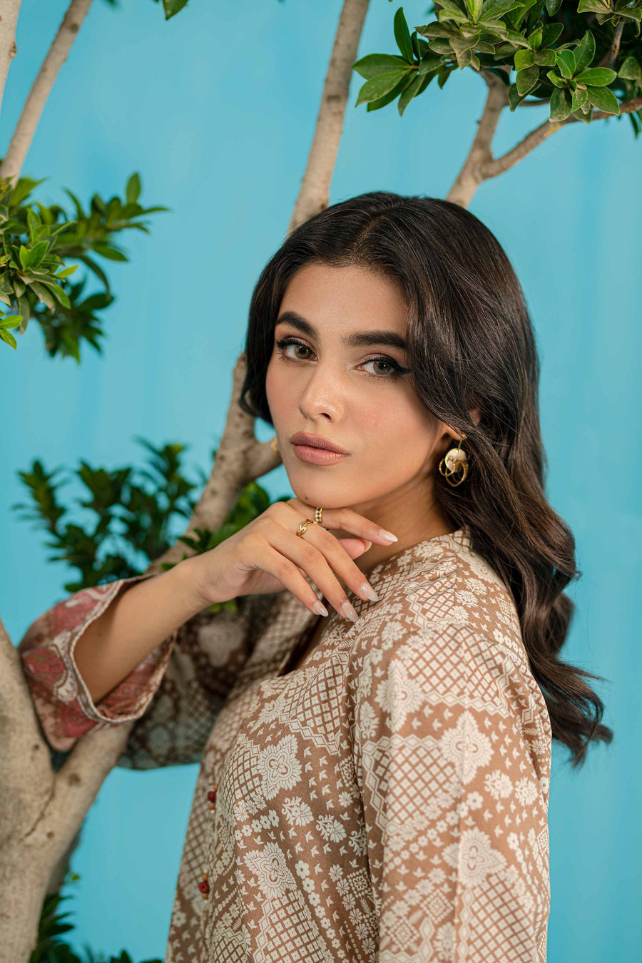 Nishat Summer Unstitched Printed Lawn 3Pc Suit - 42401133