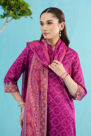 Nishat Summer Unstitched Printed Lawn 3Pc Suit - 42401134