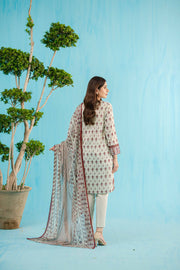 Nishat Summer Unstitched Printed Lawn 3Pc Suit - 42401141
