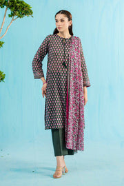Nishat Summer Unstitched Printed Lawn 3Pc Suit - 42401142