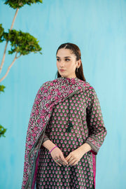 Nishat Summer Unstitched Printed Lawn 3Pc Suit - 42401142