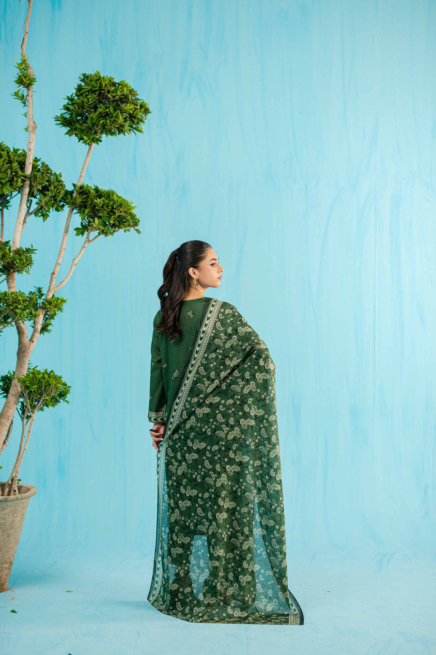 Nishat Summer Unstitched Printed Lawn 3Pc Suit - 42401143