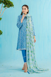 Nishat Summer Unstitched Printed Lawn 3Pc Suit - 42401144