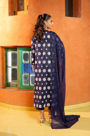 Nishat Summer Unstitched Embroidered Lawn 3Pc Suit - 42401149