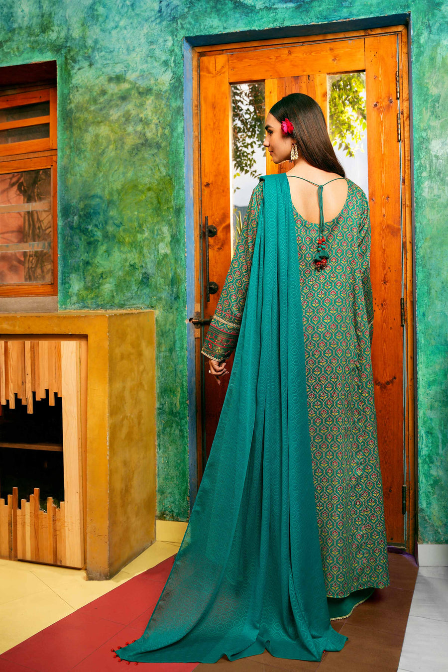 Nishat Summer Unstitched Embroidered Lawn 3Pc Suit - 42401152