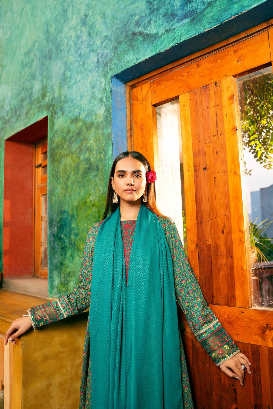 Nishat Summer Unstitched Embroidered Lawn 3Pc Suit - 42401152