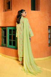 Nishat Summer Unstitched Embroidered Lawn 3Pc Suit - 42401156