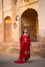 Nishat Summer Unstitched Embroidered Lawn 3Pc Suit - 42401157