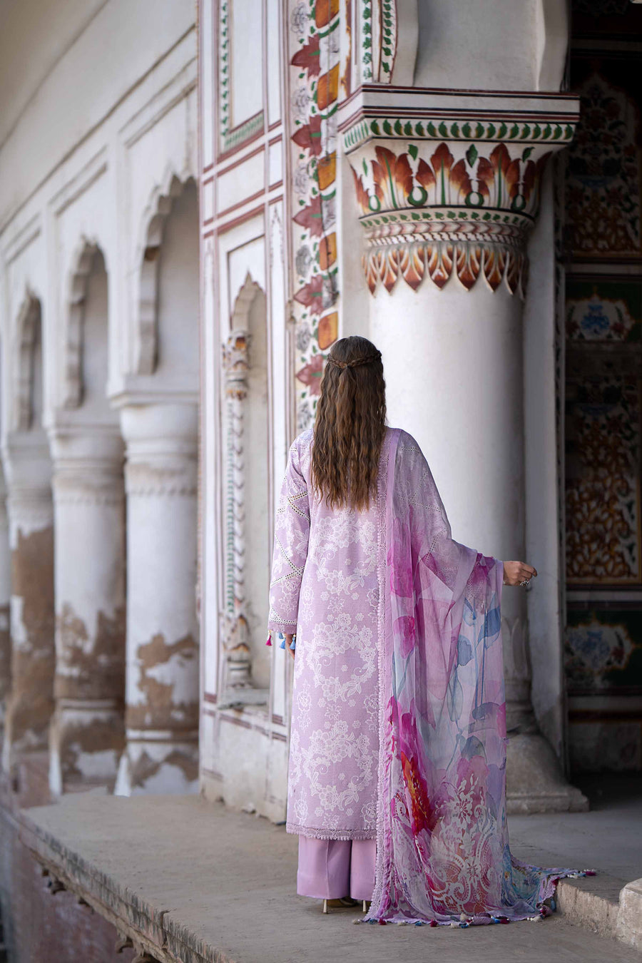 Nishat Summer Unstitched Embroidered Lawn 3Pc Suit - 42401159