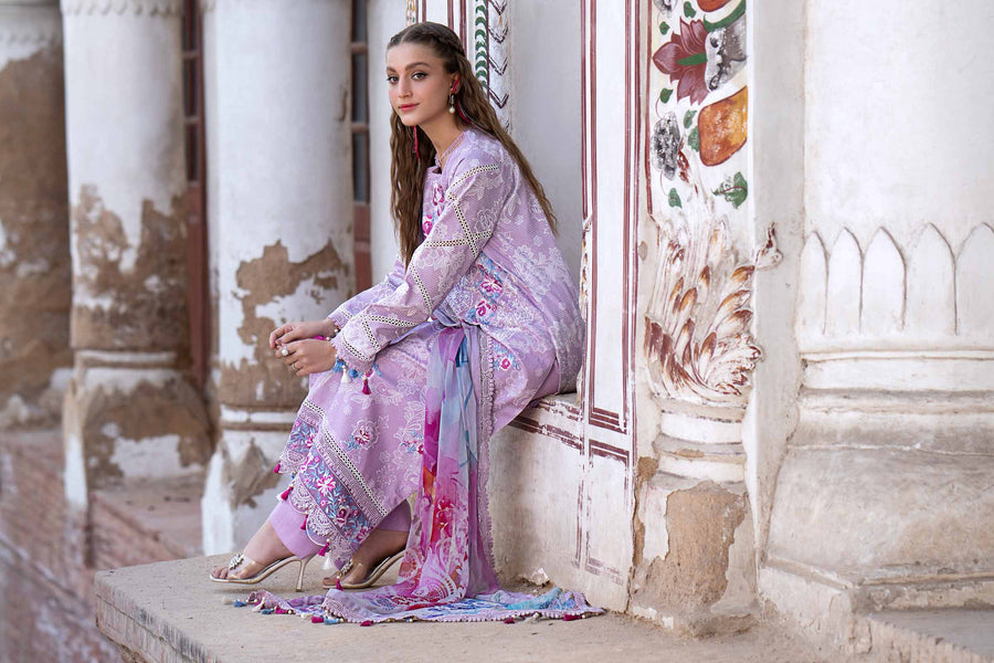 Nishat Summer Unstitched Embroidered Lawn 3Pc Suit - 42401159