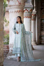 Nishat Summer Unstitched Embroidered Lawn 3Pc Suit - 42401165