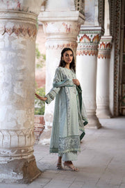 Nishat Summer Unstitched Embroidered Lawn 3Pc Suit - 42401165