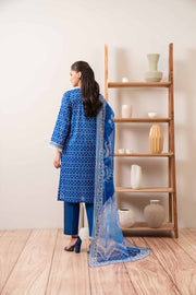Nishat Summer Unstitched Printed Lawn 3Pc Suit - 42401169