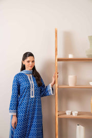 Nishat Summer Unstitched Printed Lawn 3Pc Suit - 42401169