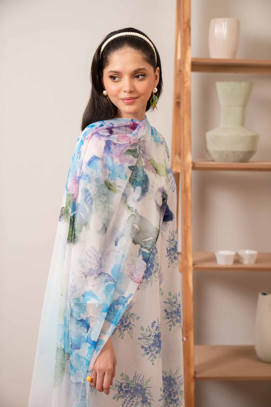 Nishat Summer Unstitched Printed Lawn 3Pc Suit - 42401170