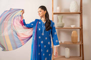 Nishat Summer Unstitched Printed Lawn 3Pc Suit - 42401172