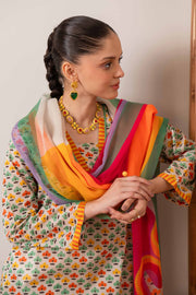 Nishat Summer Unstitched Printed Lawn 3Pc Suit - 42401173
