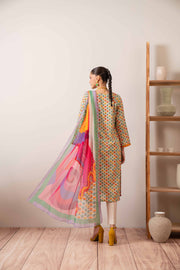 Nishat Summer Unstitched Printed Lawn 3Pc Suit - 42401173