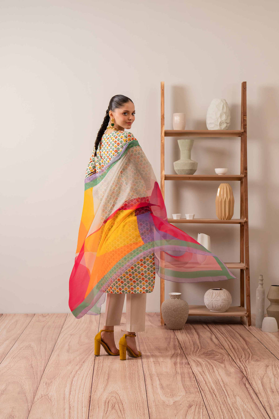 Nishat Summer Unstitched Printed Lawn 3Pc Suit - 42401173