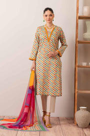 Nishat Summer Unstitched Printed Lawn 3Pc Suit - 42401173