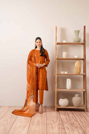 Nishat Summer Unstitched Printed Lawn 3Pc Suit - 42401174