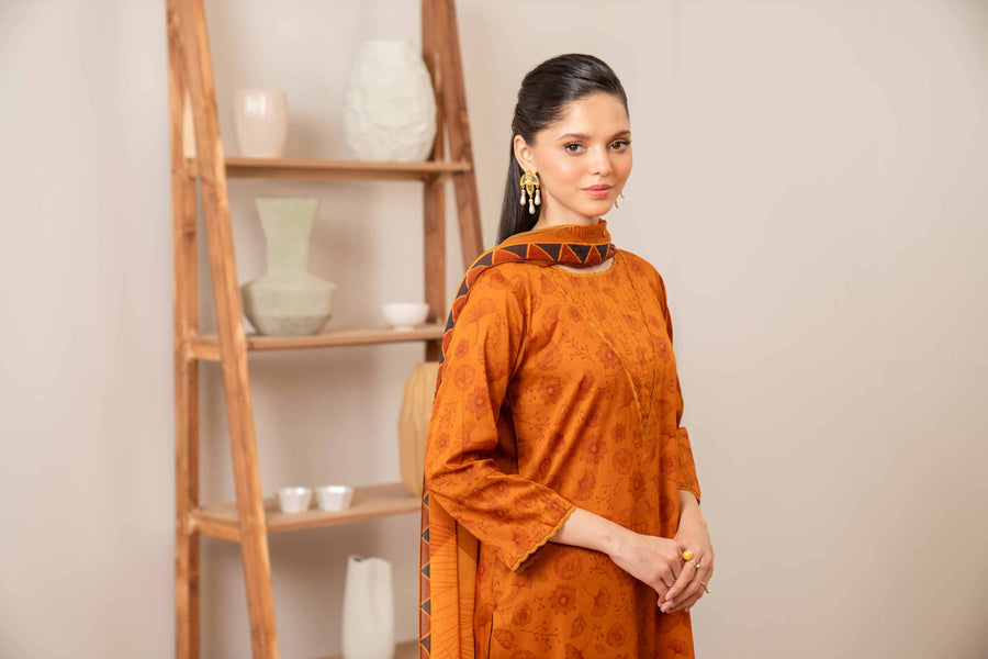 Nishat Summer Unstitched Printed Lawn 3Pc Suit - 42401174