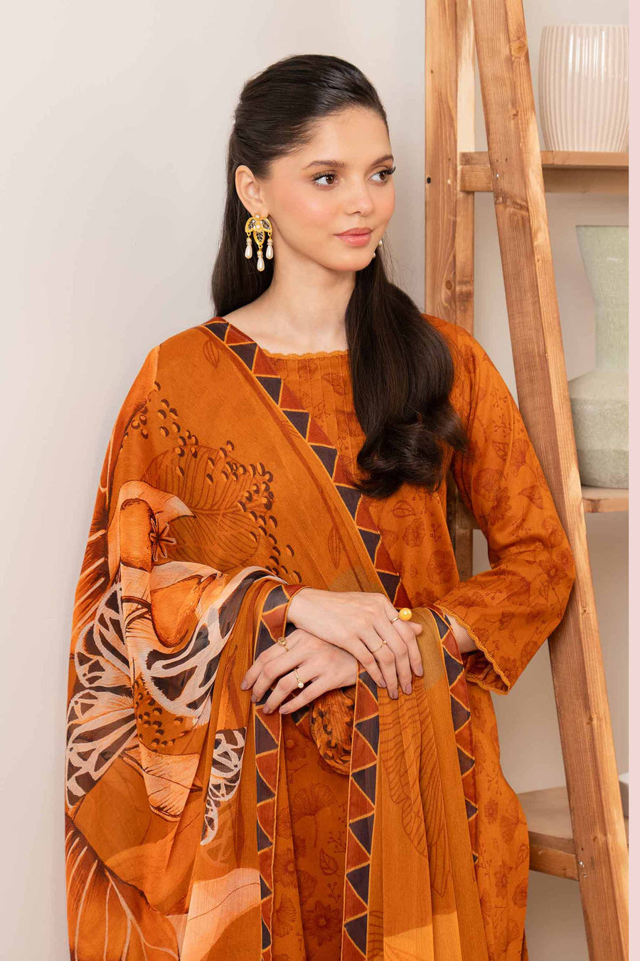 Nishat Summer Unstitched Printed Lawn 3Pc Suit - 42401174