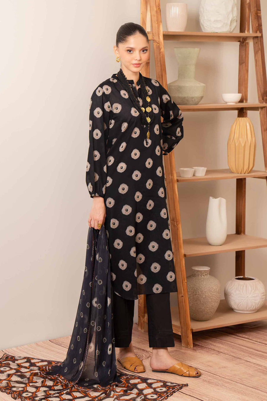 Nishat Summer Unstitched Printed Lawn 3Pc Suit - 42401175