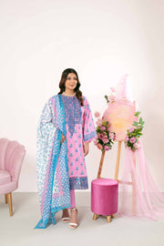 Nishat Summer Unstitched Embroidered Jacquard 3Pc Suit - 42401178