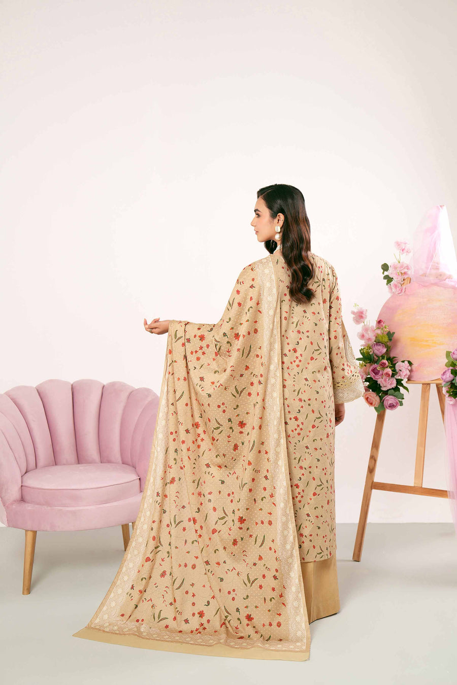 Nishat Summer Unstitched Embroidered Jacquard 3Pc Suit - 42401181