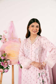 Nishat Summer Unstitched Printed Jacquard 3Pc Suit - 42401182