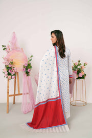 Nishat Summer Unstitched Printed Jacquard 3Pc Suit - 42401183