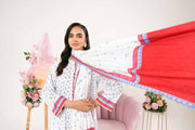 Nishat Summer Unstitched Printed Jacquard 3Pc Suit - 42401183