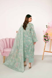 Nishat Summer Unstitched Printed Jacquard 3Pc Suit - 42401186