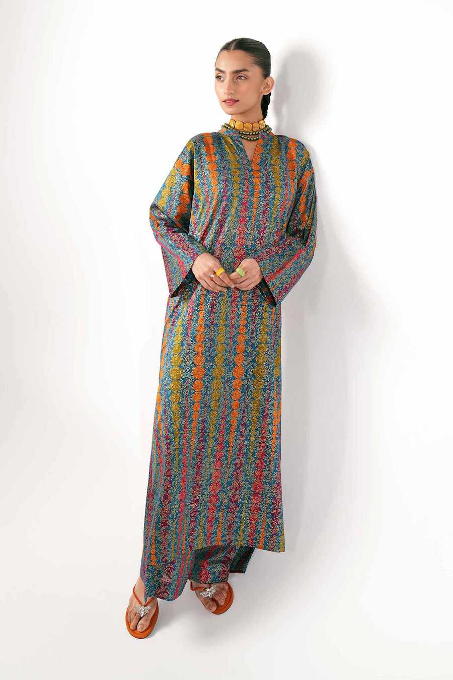 Nishat Summer Unstitched Printed Lawn 2Pc Suit - 42401192