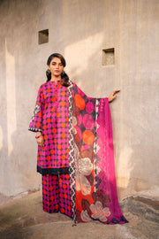 Nishat Summer Unstitched Embroidered Lawn 3Pc Suit - 42401198