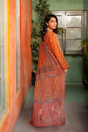 Nishat Summer Unstitched Embroidered Lawn 3Pc Suit - 42401200