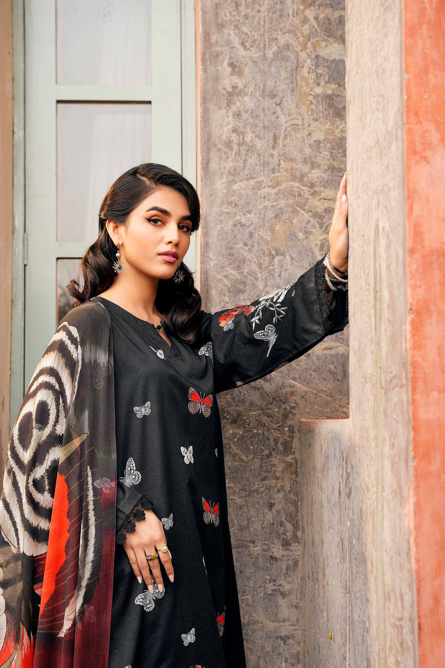 Nishat Summer Unstitched Embroidered Lawn 3Pc Suit - 42401202