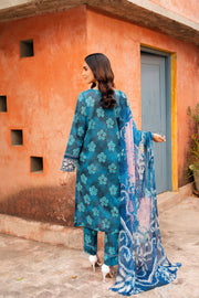 Nishat Summer Unstitched Embroidered Lawn 3Pc Suit - 42401203