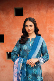 Nishat Summer Unstitched Embroidered Lawn 3Pc Suit - 42401203