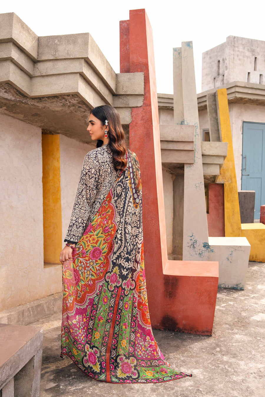Nishat Summer Unstitched Printed Lawn 3Pc Suit - 42401204