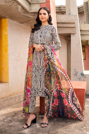 Nishat Summer Unstitched Printed Lawn 3Pc Suit - 42401204