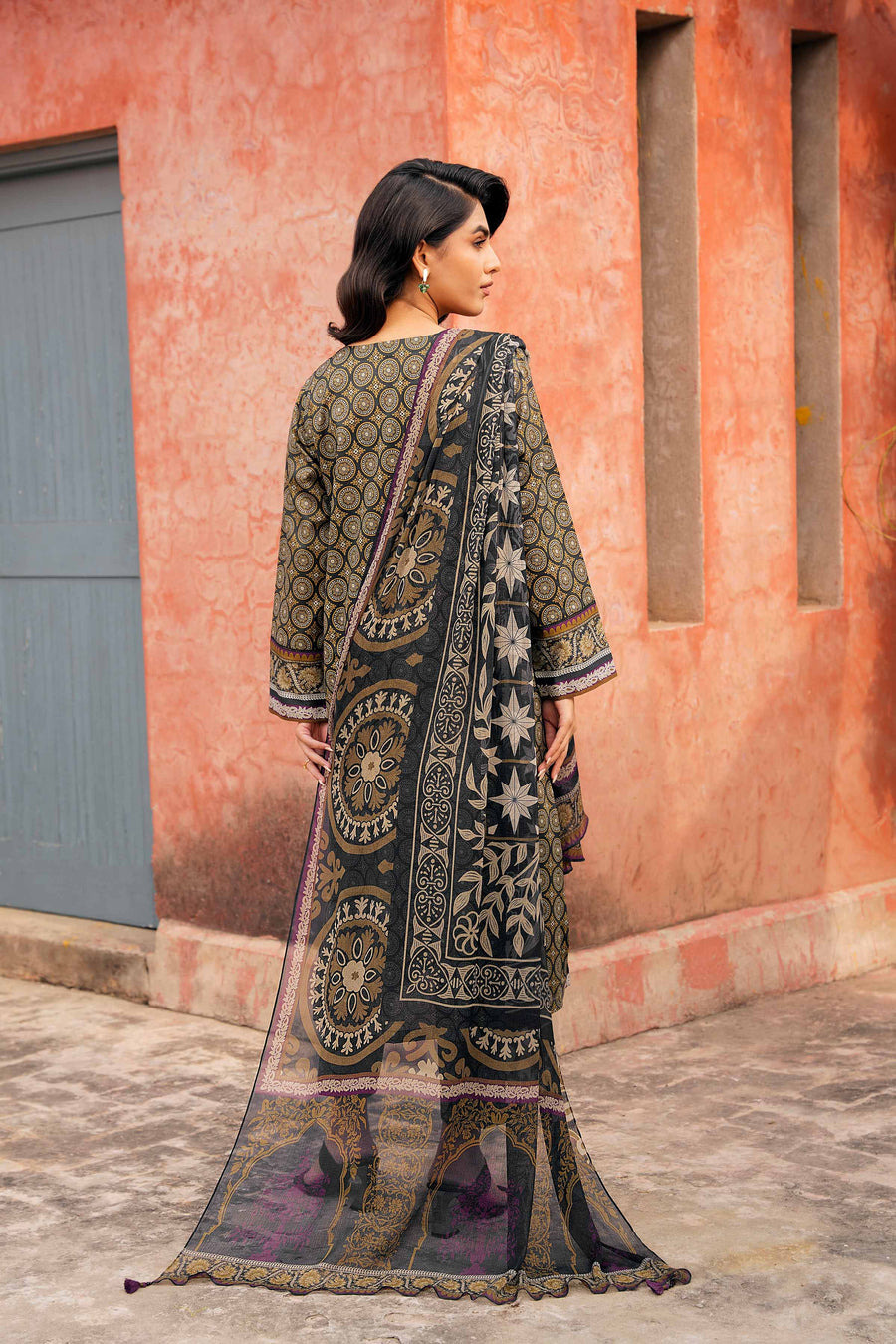 Nishat Summer Unstitched Printed Lawn 3Pc Suit - 42401205