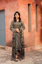 Nishat Summer Unstitched Printed Lawn 3Pc Suit - 42401205