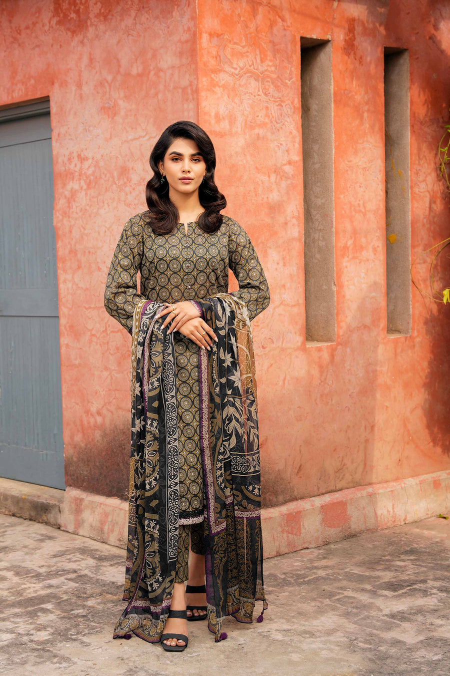 Nishat Summer Unstitched Printed Lawn 3Pc Suit - 42401205