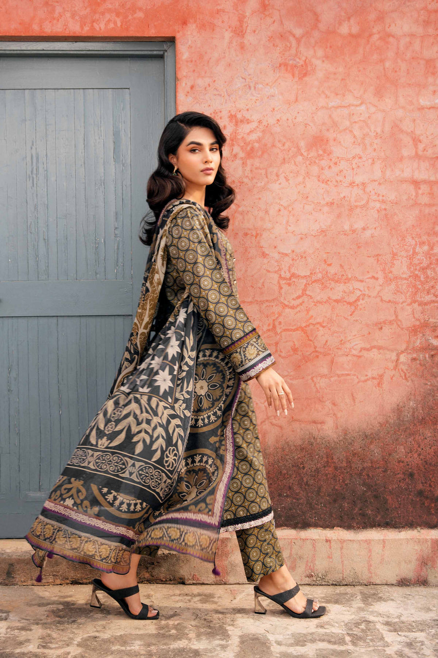 Nishat Summer Unstitched Printed Lawn 3Pc Suit - 42401205
