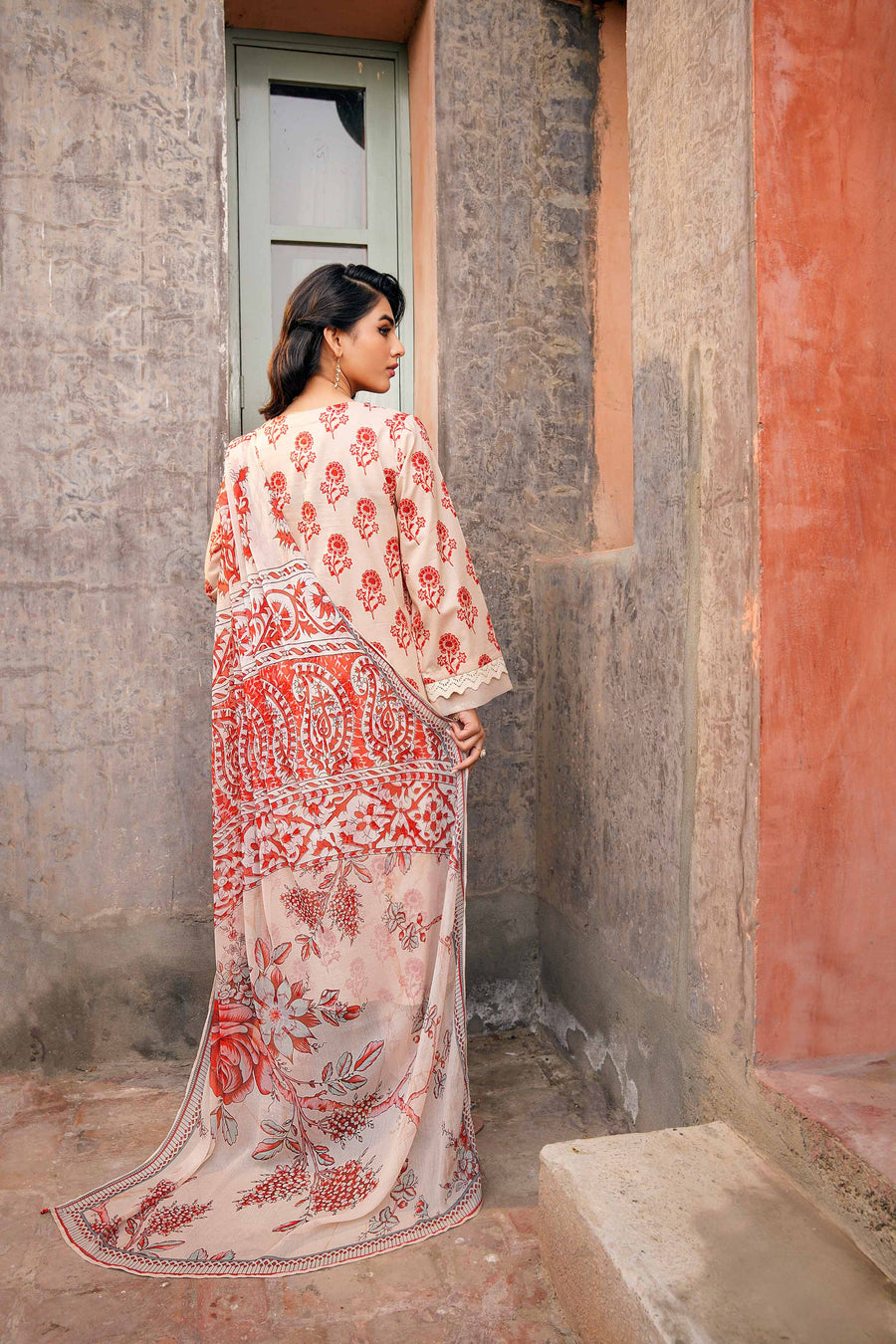 Nishat Summer Unstitched Printed Lawn 3Pc Suit - 42401206